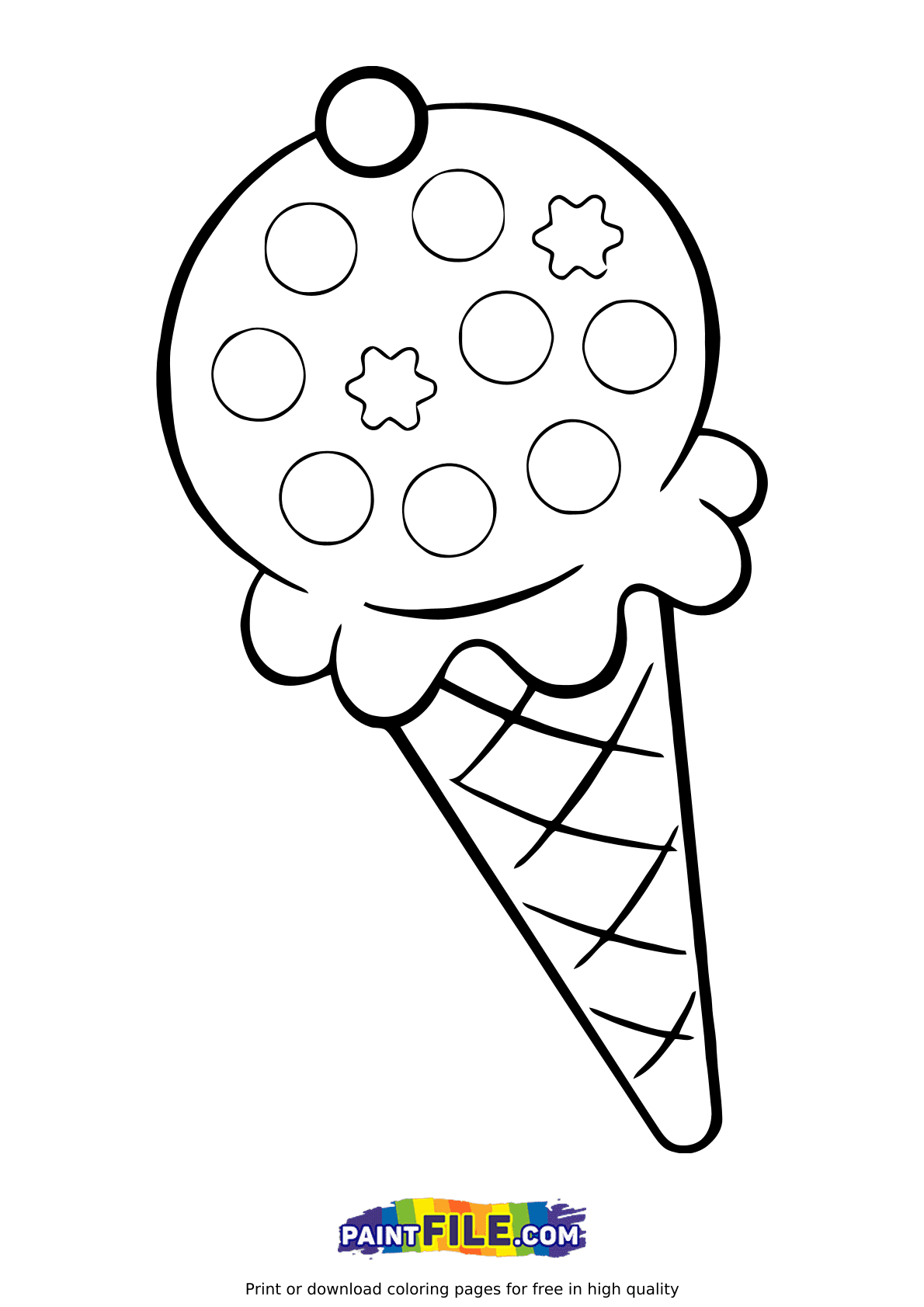 Ice Cream Cone Pop It from Pop It