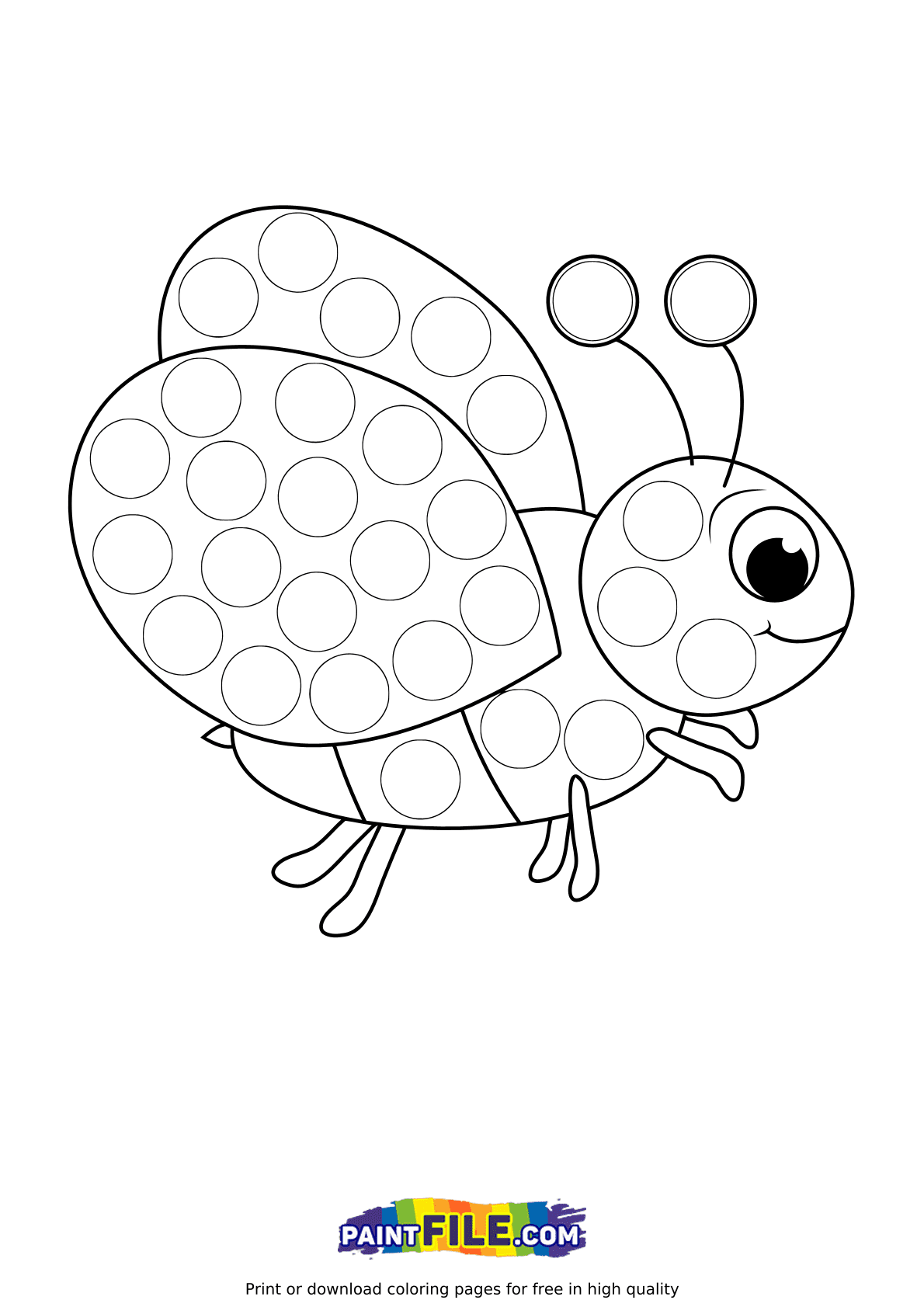 Pop It Firefly Coloring Pages