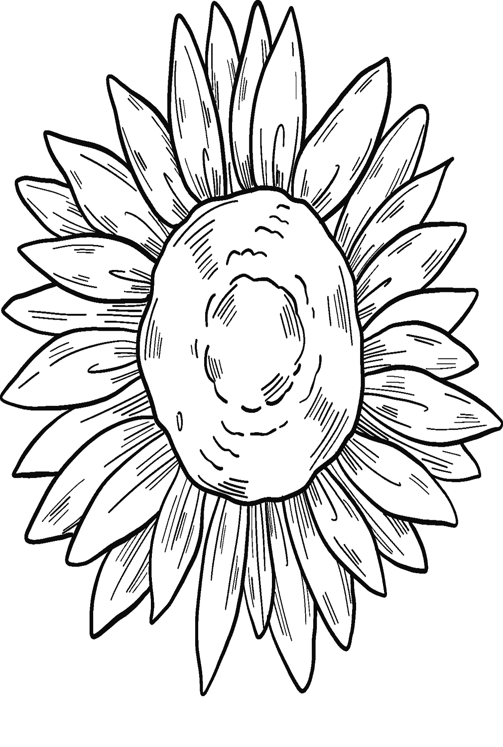 68 Free Printable Sunflower Coloring Pages