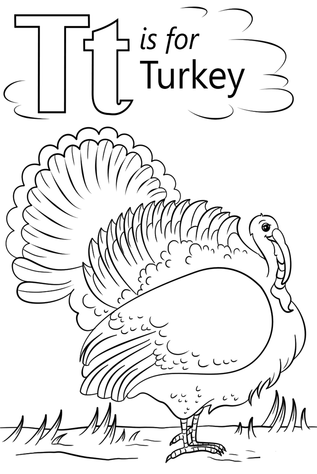 T é para a Turquia da letra T