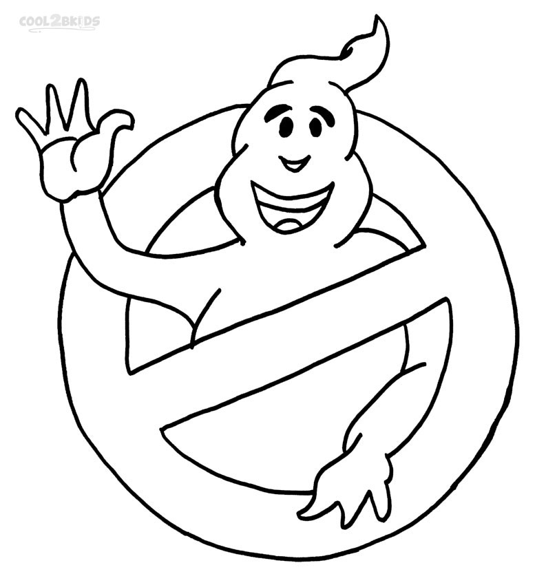 Happy Ghostbusters Coloring Page