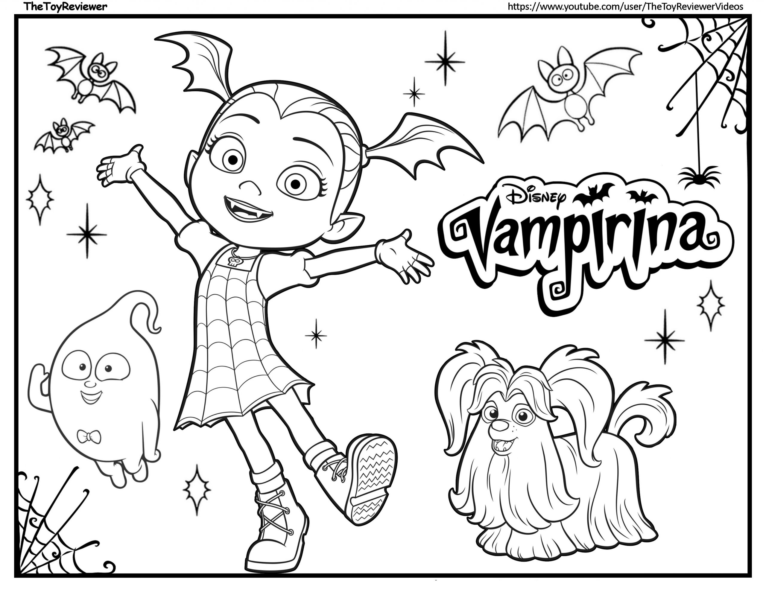 Kidsnfuncom  4 coloring pages of Vampirina