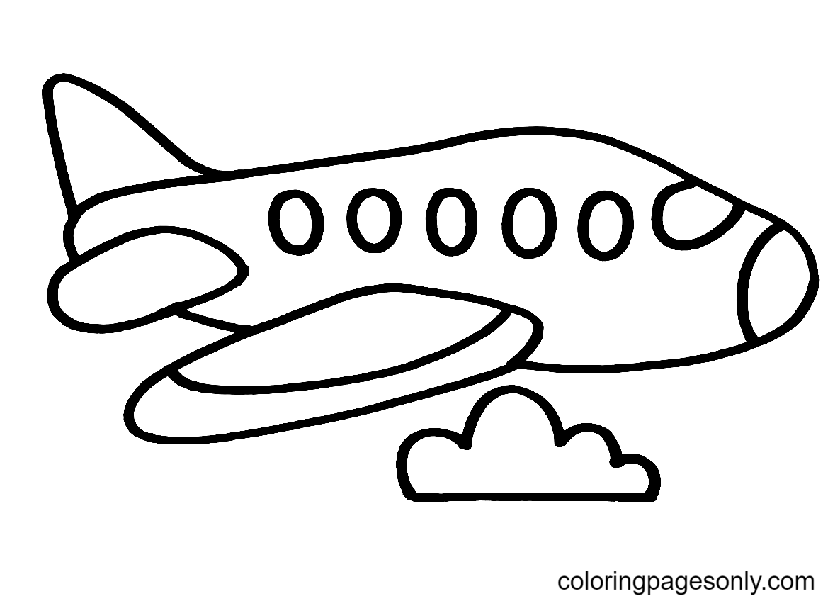 Een vliegtuig van vliegtuig