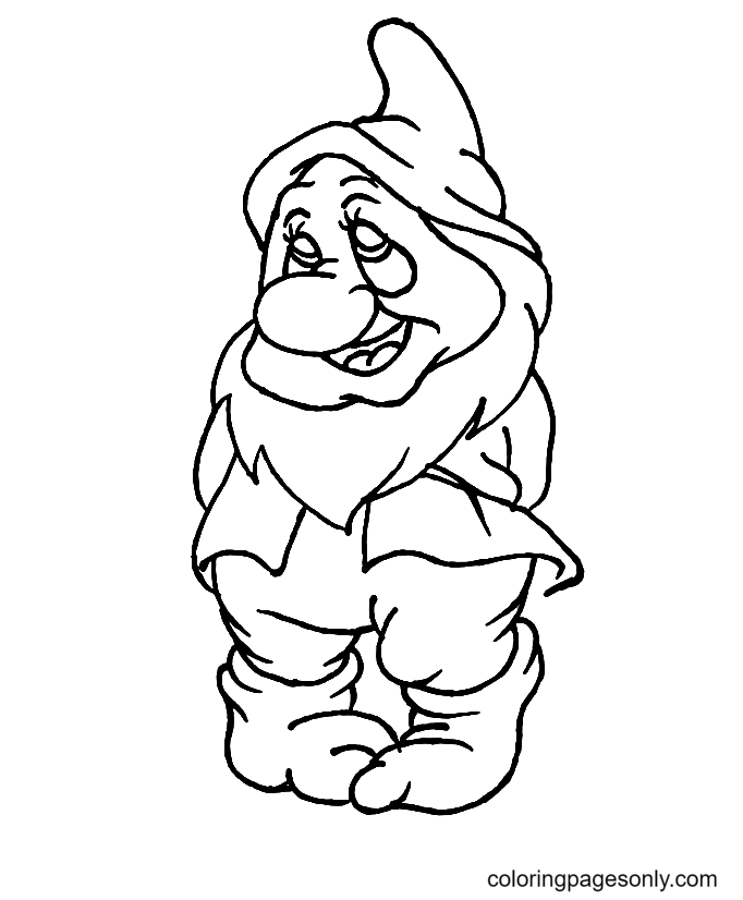 Adorable Bashful Coloring Pages