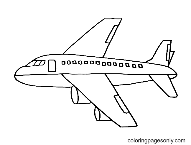 Бесплатная распечатка самолета с самолета