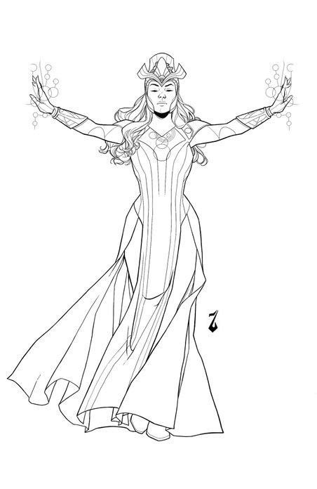 Ajak Coloring Page