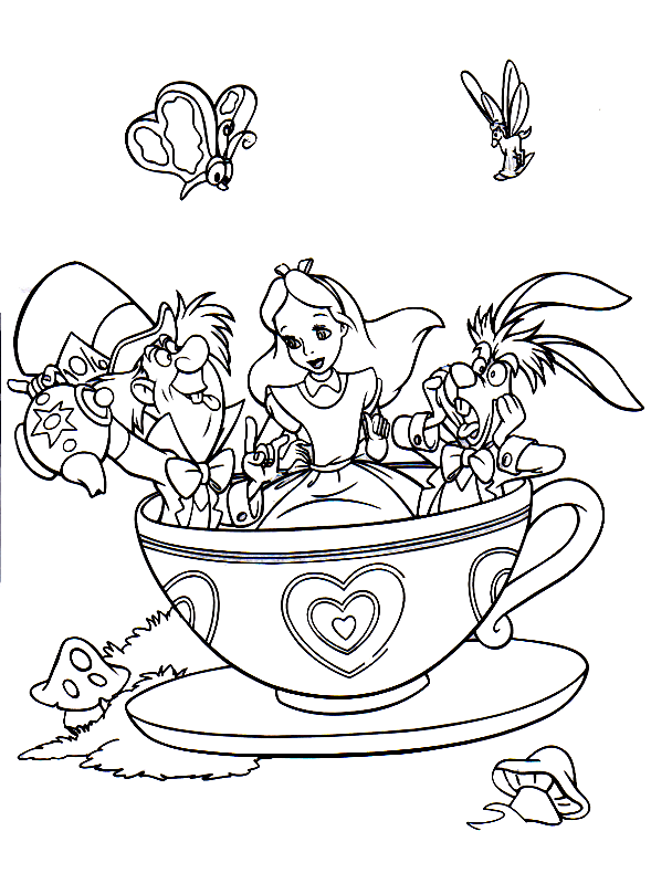 Alice im Wunderland-Tee von Alice im Wunderland