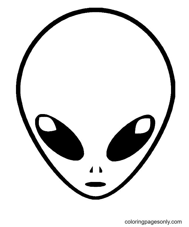 Visage extraterrestre d'Alien