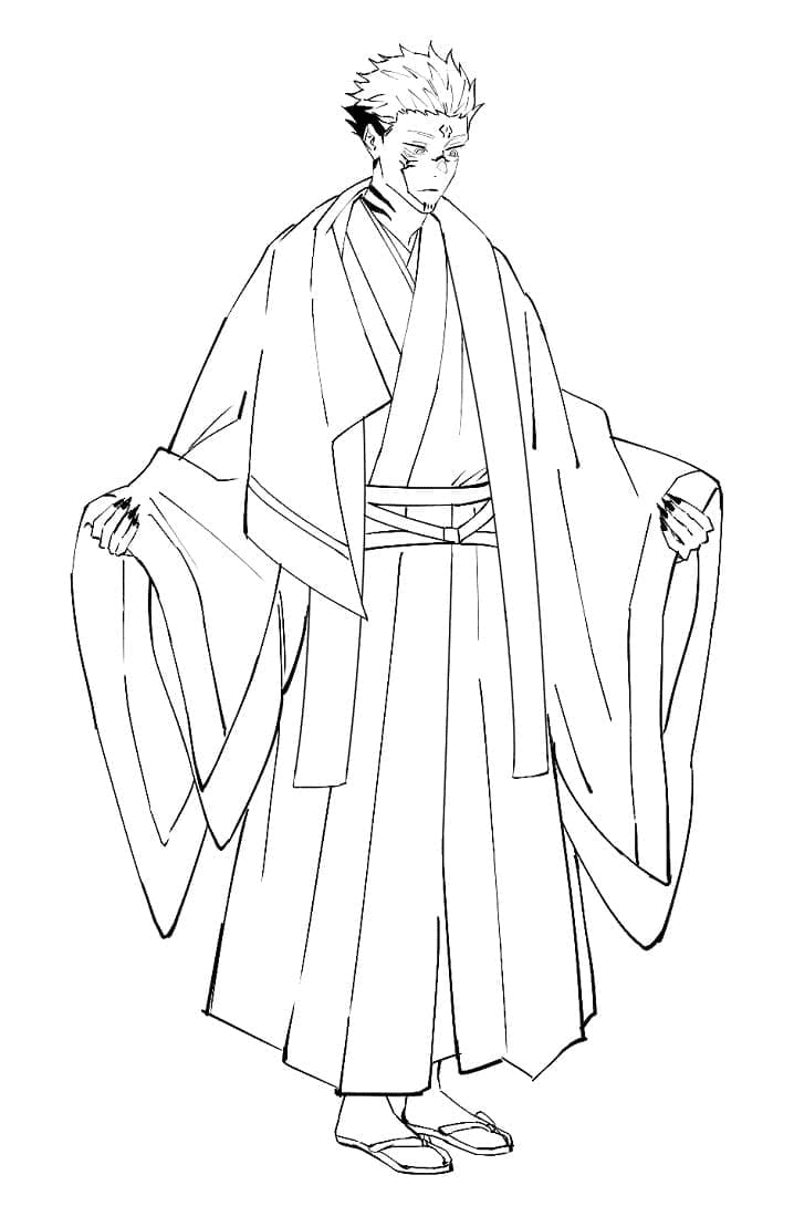 Erstaunlicher Sukuna aus Jujutsu Kaisen