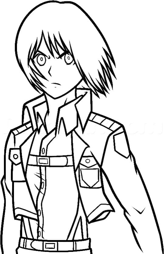 Armin Arlert Coloring Pages