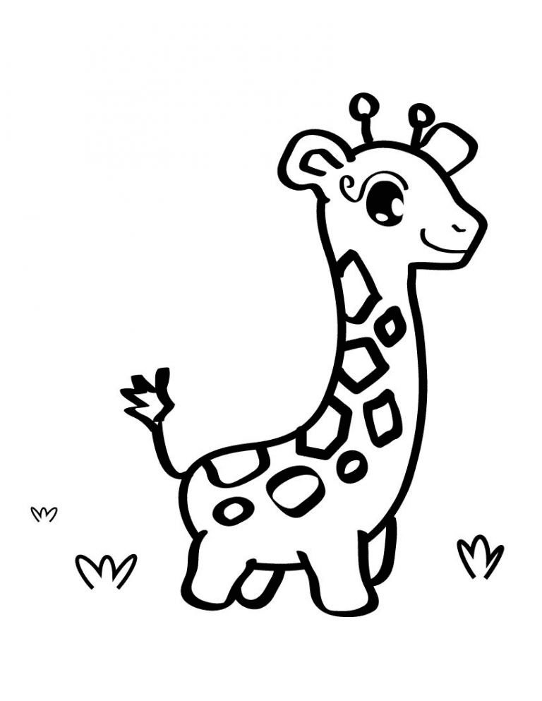 Детеныш жирафа из мультфильма "Жирафы"