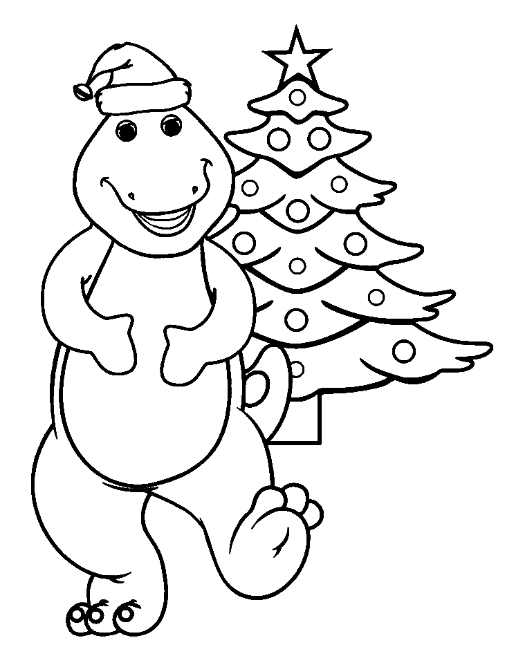Барни и Рождественская ёлка из мультфильма «Барни и друзья»