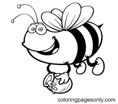 Bijen Kleurplaten