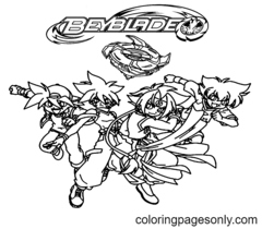 Coloriages Beyblade