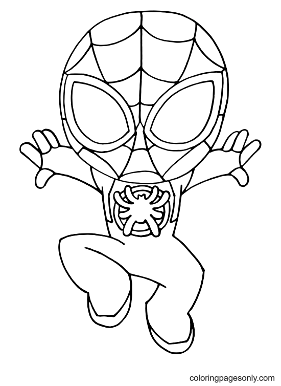 Miles Morales Coloring Pages Free Printable Coloring Pages