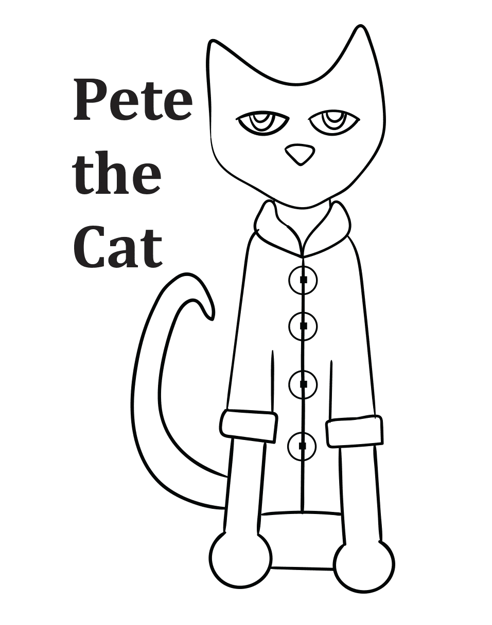 Il simpatico gatto Pete da Pete il gatto