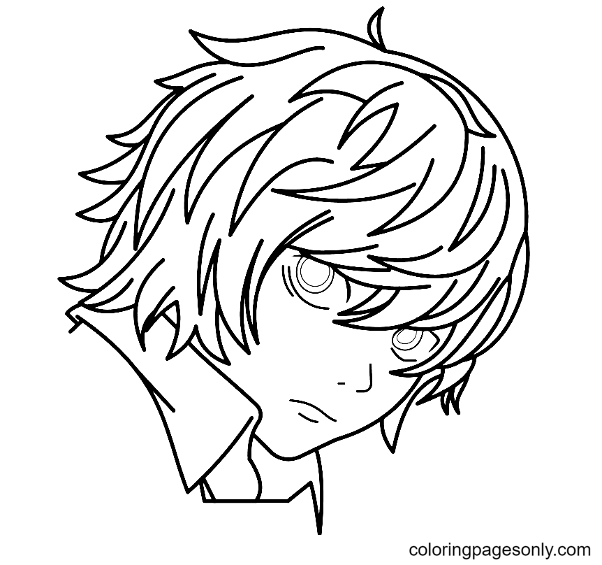 Death Note Near Coloring Pages