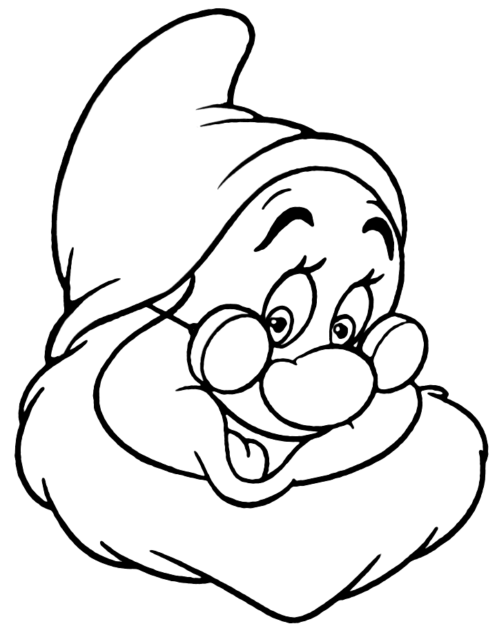 Doc’s face Coloring Page