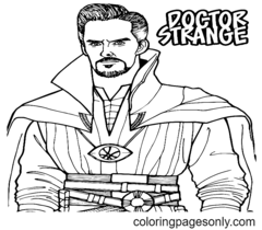 Doctor Strange Coloring Pages