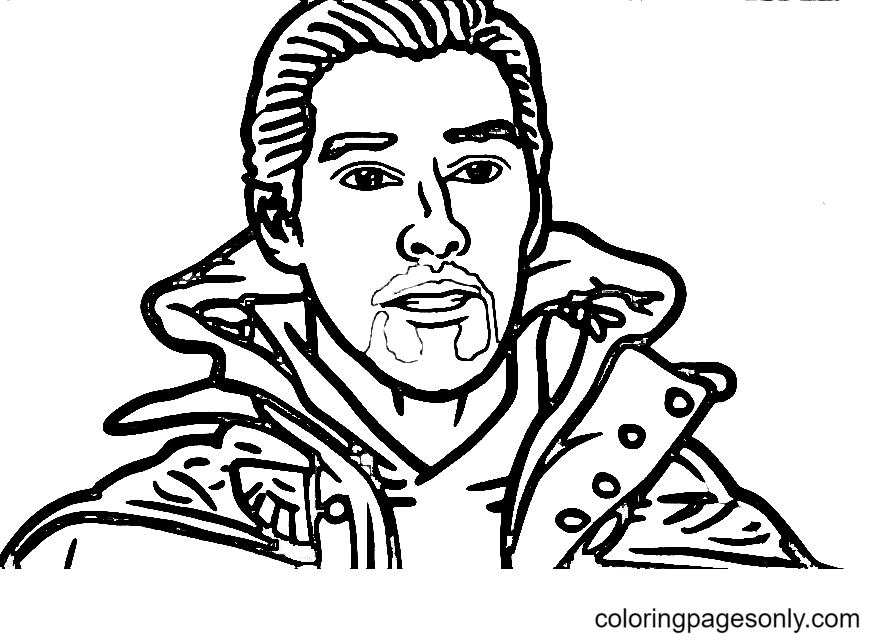 Doctor Strange from Spiderman No Way Home Coloring Page