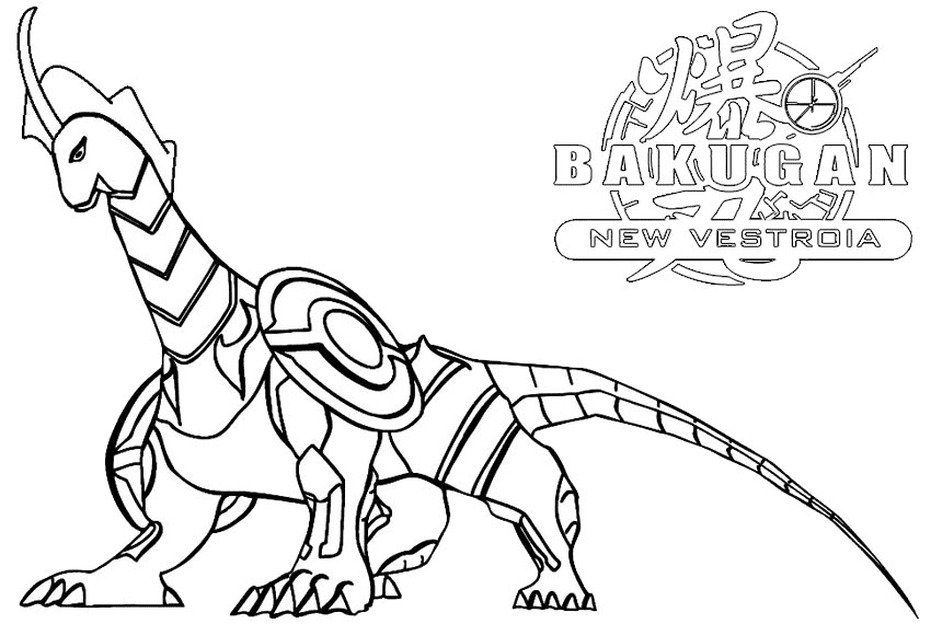 Dragonoid Pyrus Coloring Pages