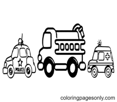 Emergency Coloring Pages