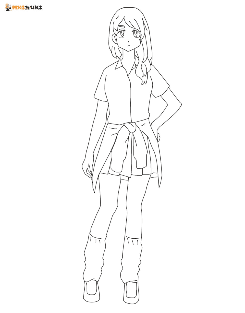 Emma Sano Coloring Pages