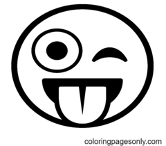Páginas para colorir emojis