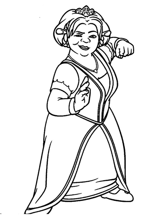 Fiona Coloring Page
