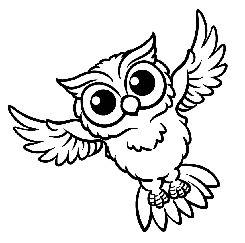 Fliegende Eule von Owl