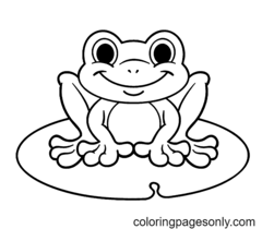 Dibujos de ranas para colorear