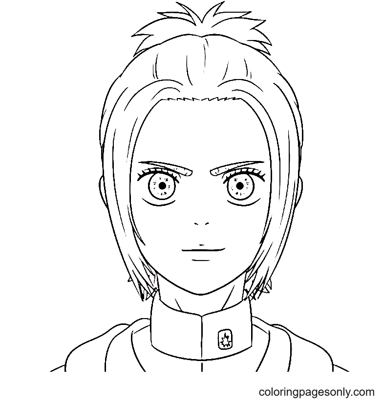 Gabi Attack on Titan Coloring Pages