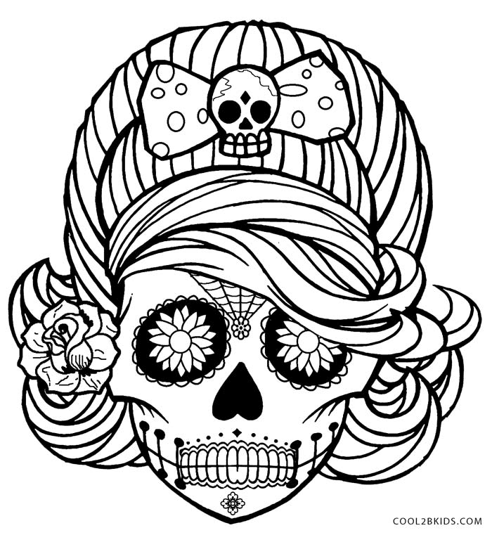 Девушка-череп из Skull