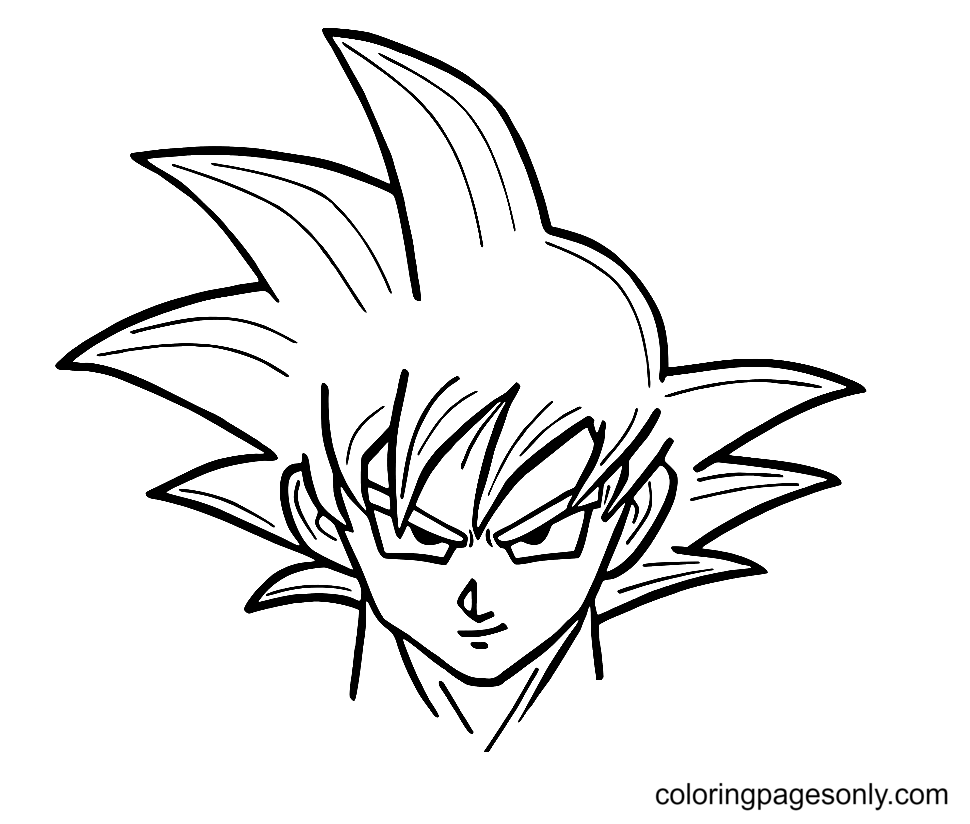 Goku DBS Coloring Page