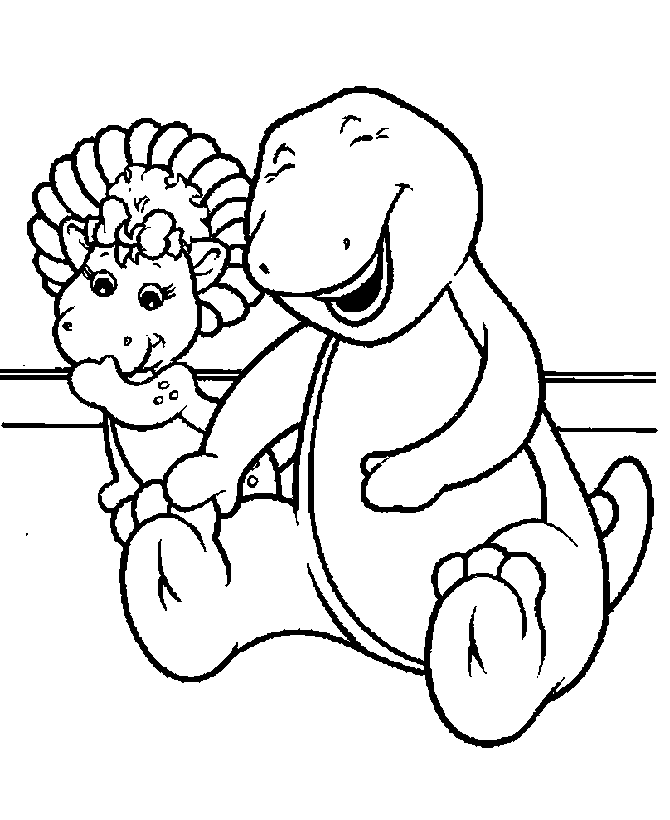 69 Free Printable Barney and Friends Coloring Pages