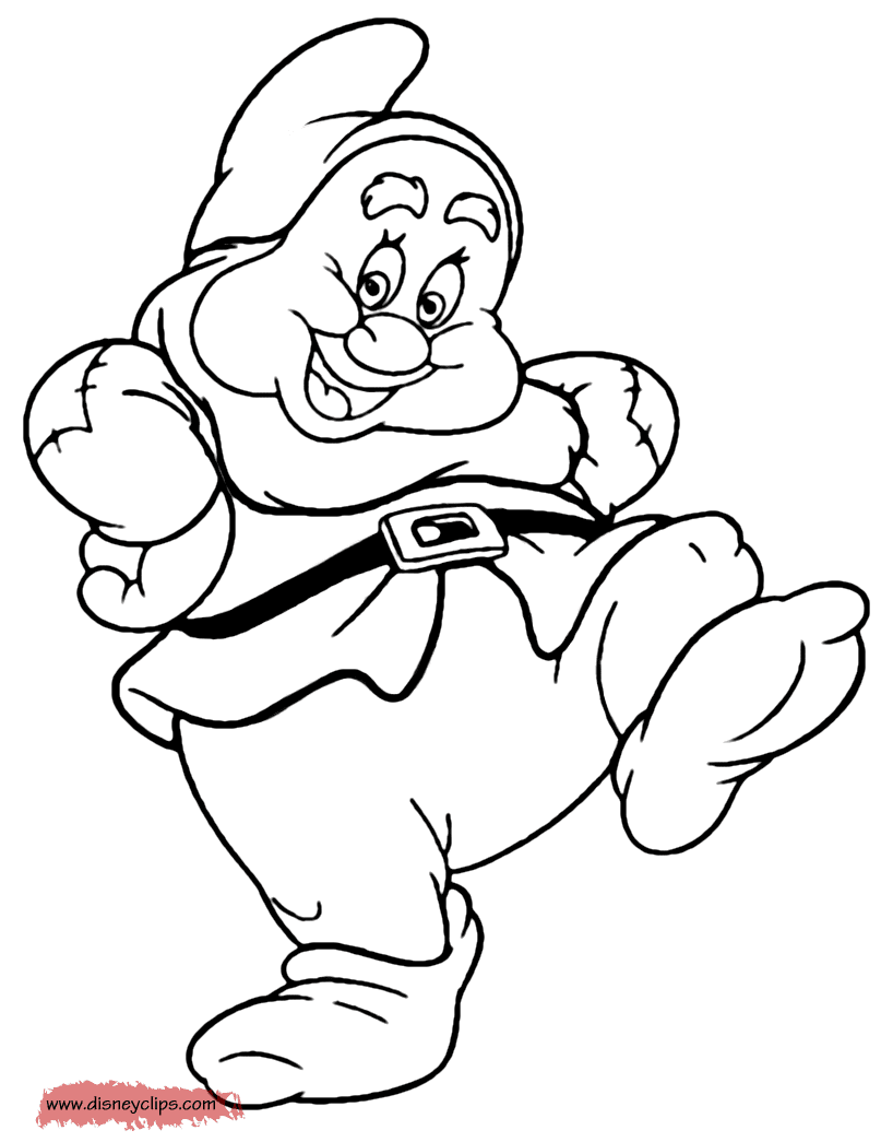 Happy Dancing Coloring Pages