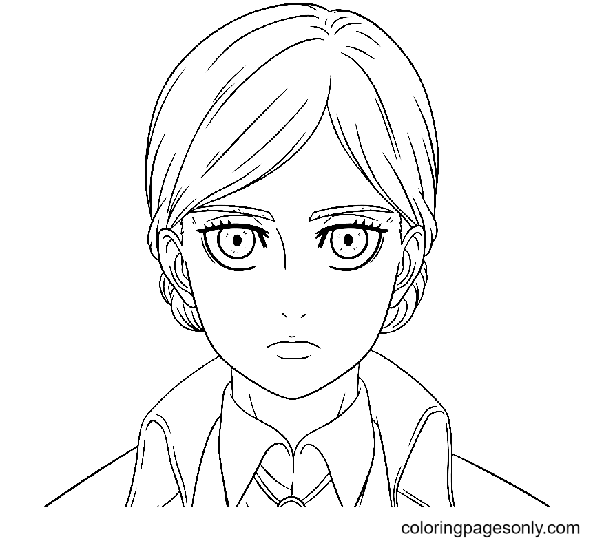 Historia Reiss AOT Coloring Pages