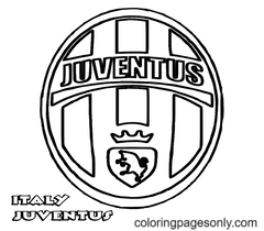 Italiaanse Serie A Team logo's Kleurplaten