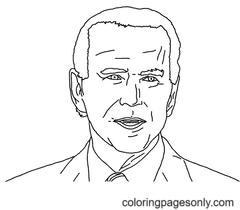 Coloriage Joe Biden