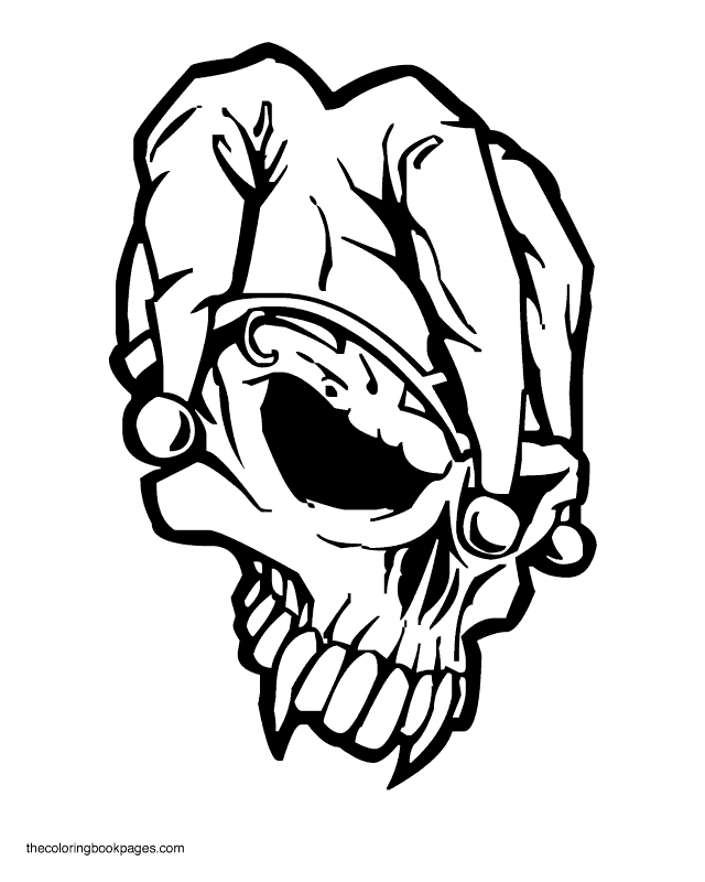 Joker-Schädel von Skull