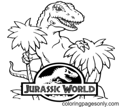 Jurassic World Kleurplaten