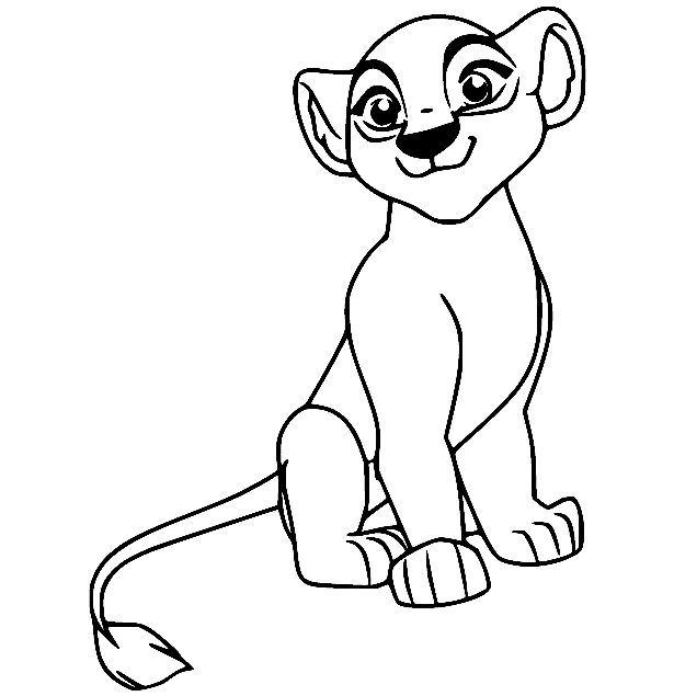 Kiara from Lion Guard Coloring Pages