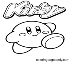 Kirby para colorir