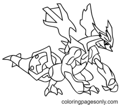 Kyurem Coloring Pages
