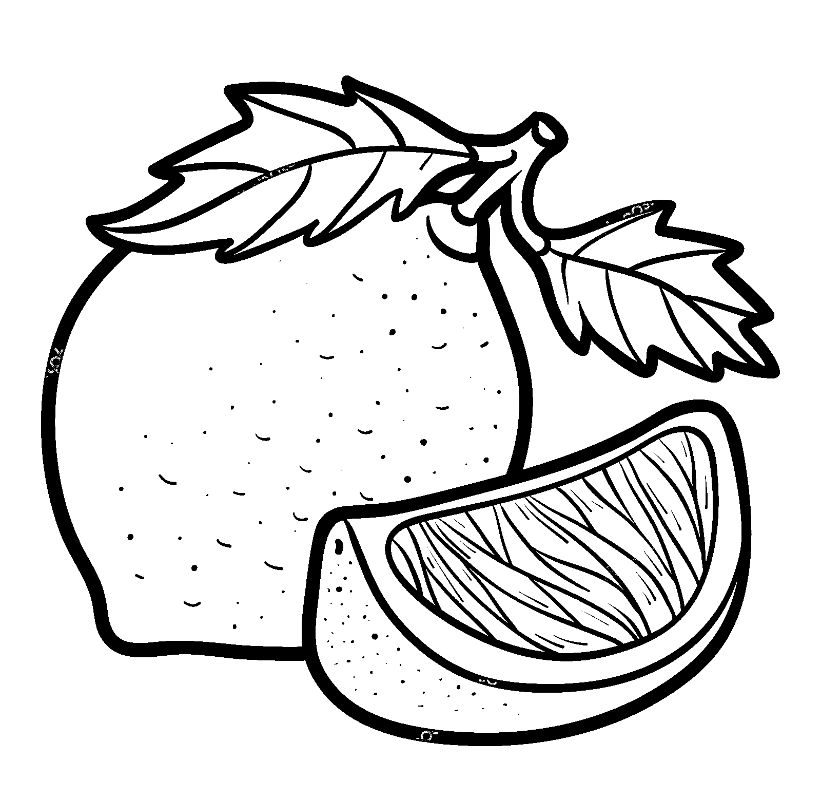 Lime Coloring Page