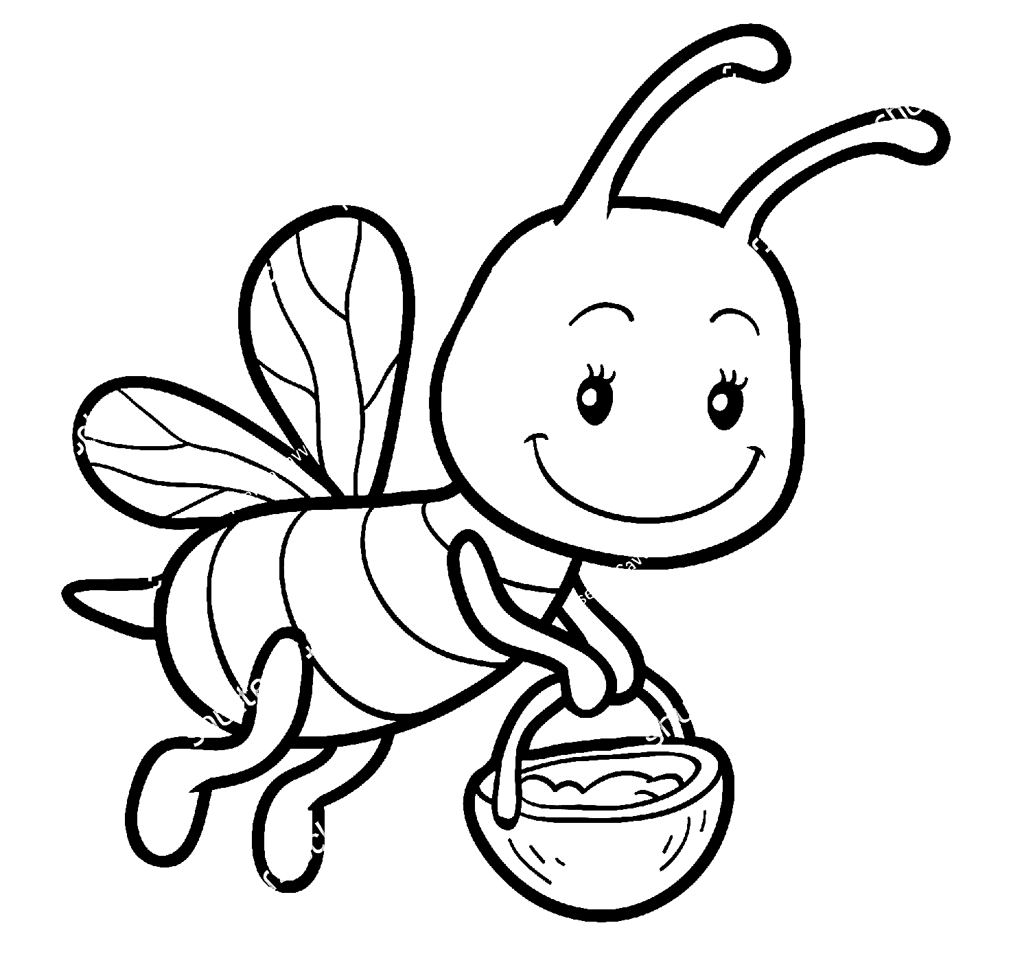 النحلة الصغيرة من النحلة