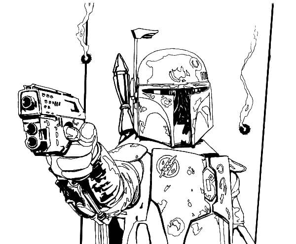 Mandalorian to Print Coloring Pages