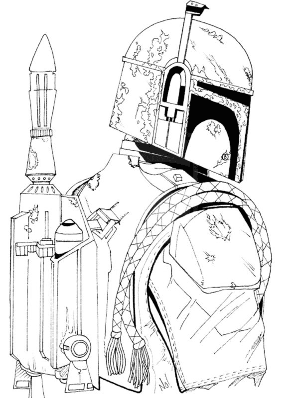 Mandalorien avec armure de Mandalorian