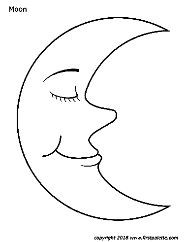 Луна улыбается во сне с Луны