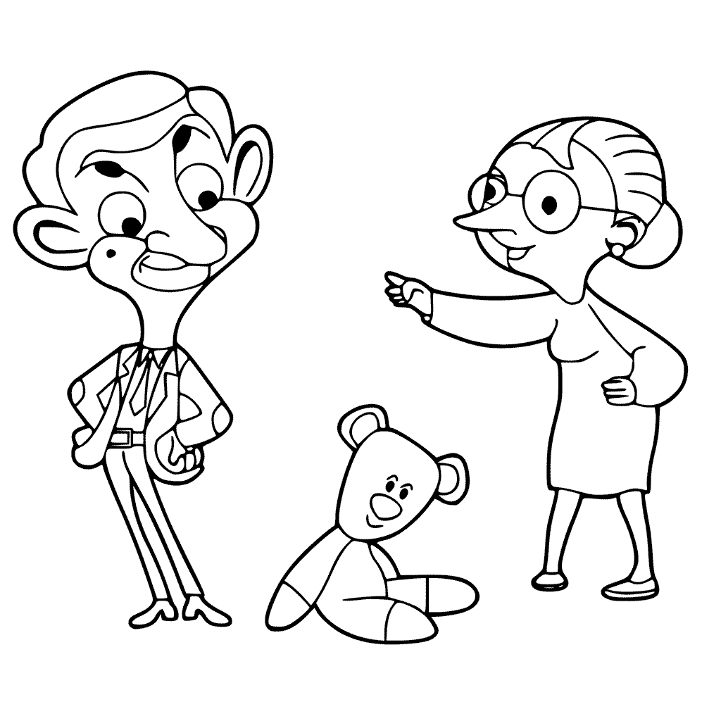 Mr Bean e Irma Gobb de Mr.
